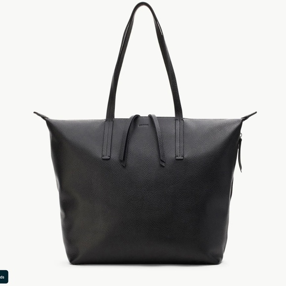 NEW Caraa Convertible Studio Tote in Black Leather - Picture 4 of 12